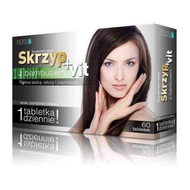 Horsetail with bamboo + vitamin x 60 tablets anti aging supplements UK