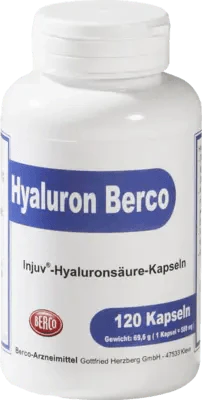 Hyaluronic acid, HYALURON, BERCO injuv capsules UK