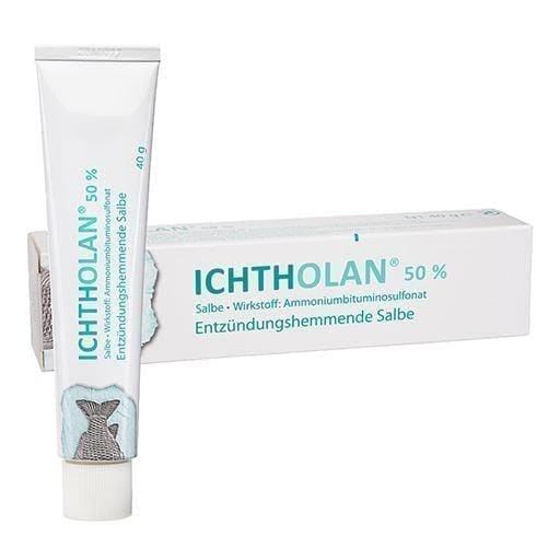 ICHTHOLAN 50% ointment 40 g osteoarthritis in knee, inflammatory skin disease UK