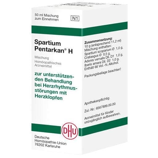 Improving the strength of muscles near heart, nerves, SPARTIUM PENTARKAN H mixture UK