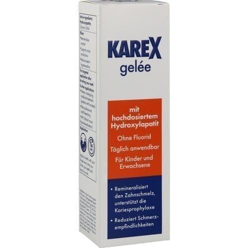 KAREX jelly, natural toothpaste without fluoride, calcium, xylitol, hydroxyapatite UK