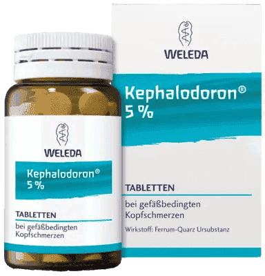 KEPHALODORON, vascular headaches, migraine, nervous exhaustion UK