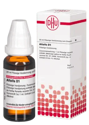 Kidney conditions, bladder and prostate, ALFALFA D 1 dilution UK