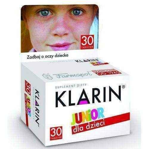 Klarin Junior x 30 tablets, myopia cure, myopia treatment, tired eyes UK