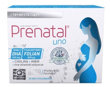 Prenatal Uno 30 capsules (+ 30 capsules) UK