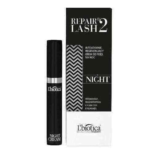 L'Biotica RepairLash2 Intensive regenerating cream for eyelashes at night 7ml, long lashes UK