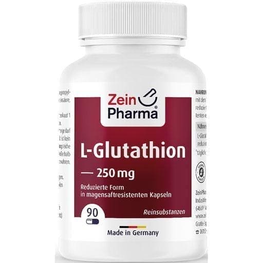 L GLUTATHIONE reduced capsules 250 mg 90 pcs ELIVERA UK L GLUTATHIONE reduced capsules 250 mg 90 pcs ELIVERA UK