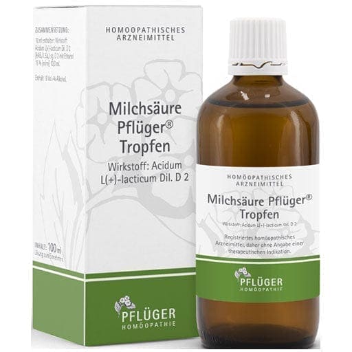 LACTIC ACID Pfluger Drops, fatigue caused by overexertion, cramps, spasms UK