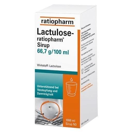 LACTULOSE ratiopharm syrup UK