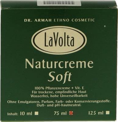 LAVOLTA Shea natural cream soft 125 ml 100% shea butter UK