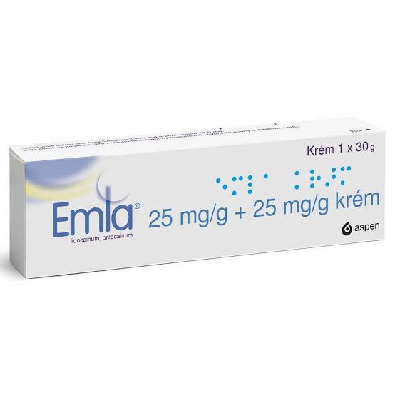 lidocaine 2.5 and prilocaine 2.5 EMLA cream 30 g