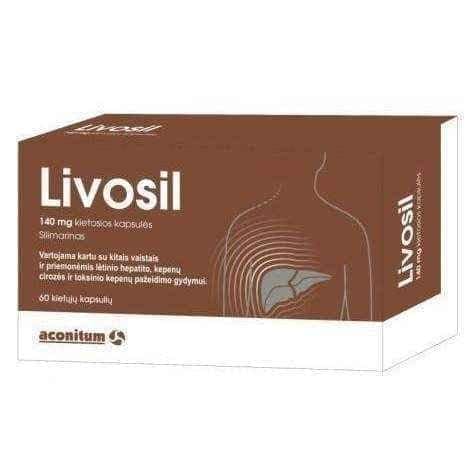 LIVOSIL 140mg hard capsules N30, silybum marianum UK