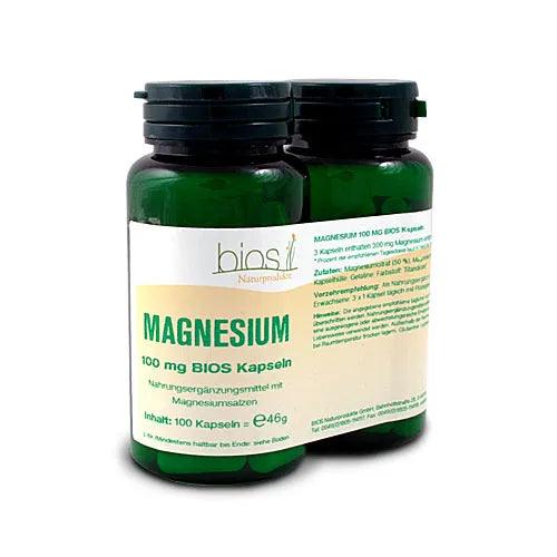 MAGNESIUM 100 mg bios capsules, Magnesium citrate, Magnesium oxide UK