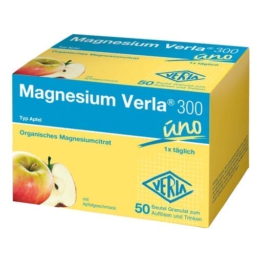 Magnesium citrate, MAGNESIUM VERLA 300 apple granules UK
