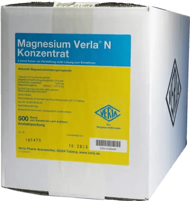 Magnesium deficiency treatment, MAGNESIUM VERLA N Concentrate UK