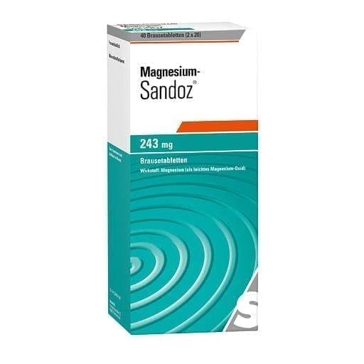 MAGNESIUM SANDOZ 243mg, potassium, sodium, sorbitol UK