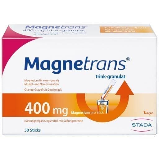 MAGNETRANS 400 mg Magnesium drink granules UK