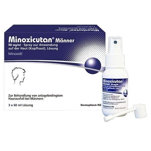 MINOXICUTAN hair loss treatment for men spray UK