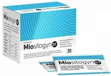 Miositogyn GT, myo-inositol, folic acid, glutathione, vitamins - D, B6, B12, manganese ELIVERA UK Miositogyn GT, myo-inositol, folic acid, glutathione, vitamins - D, B6, B12, manganese ELIVERA UK