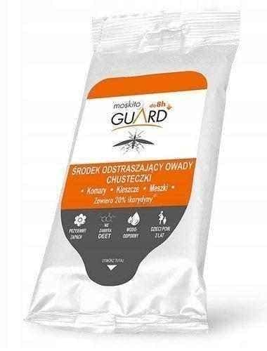 Moskito Guard Repellent wipes x 15 pieces UK