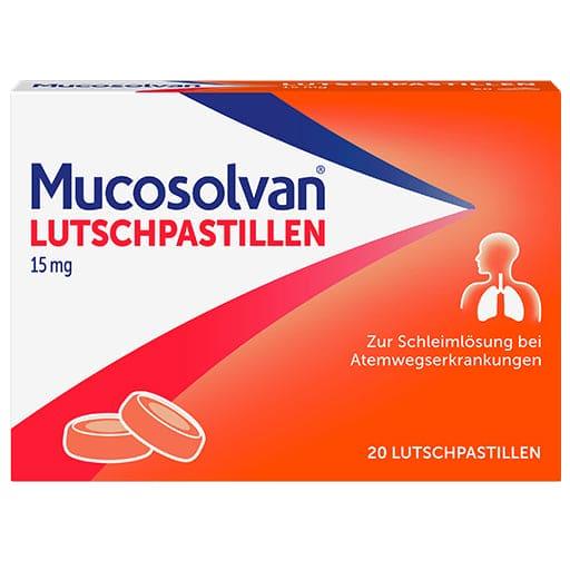 MUCOSOLVAN ambroxol hydrochloride lozenges 15mg UK