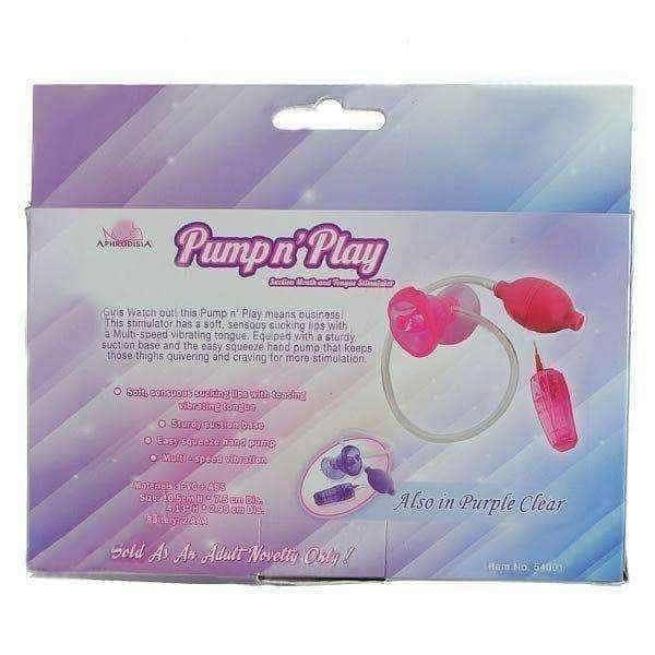 Multi-speed Vibrating Clitoral Pump N' Play Suction Stimulator UK