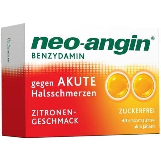 NEO-ANGIN Benzydamine Acute Sore Throat Lemon UK