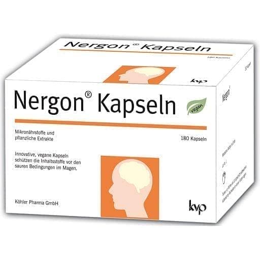 NERGON st john's wort vegan capsules UK