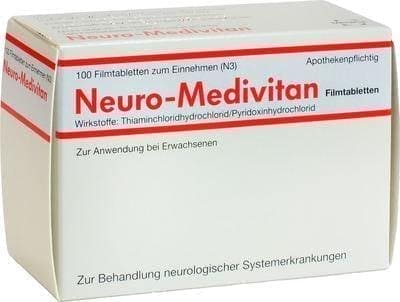 NEURO MEDIVITAN film-coated tablets 100 pc B1, B6 UK