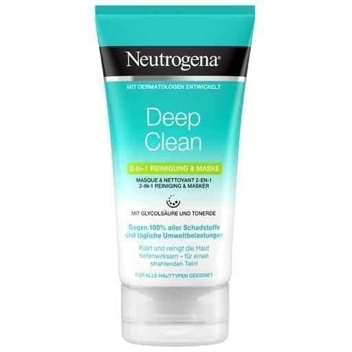 NEUTROGENA Deep Clean 2in1 cleaning & mask 150 ml UK