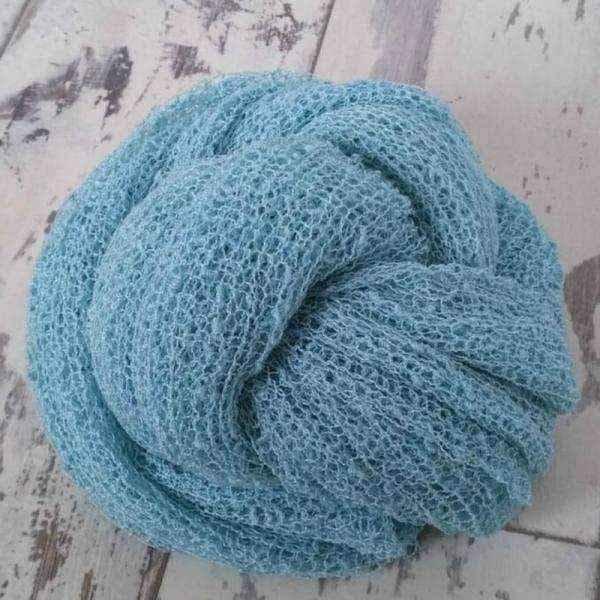 Newborn Baby Photography Props Soft Swaddle Knit Stretch Wrap Blanket UK