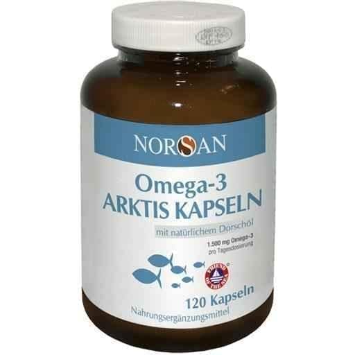 NORSAN Omega-3 Arctic capsules 120 pcs UK