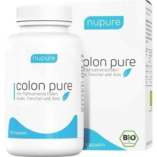 NUPURE colon pur,e colon cleansing, detox, organic capsules UK