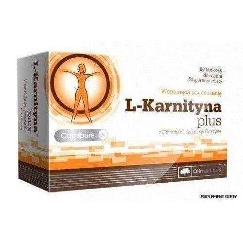 OLIMP L-carnitine Plus x 80 tabl. l-carnitine l-tartrate UK