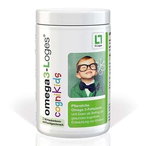 OMEGA3-Loges cogniKids chewing tablets UK