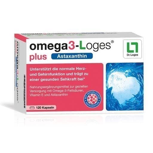 OMEGA3-Loges plus astaxanthin capsules UK