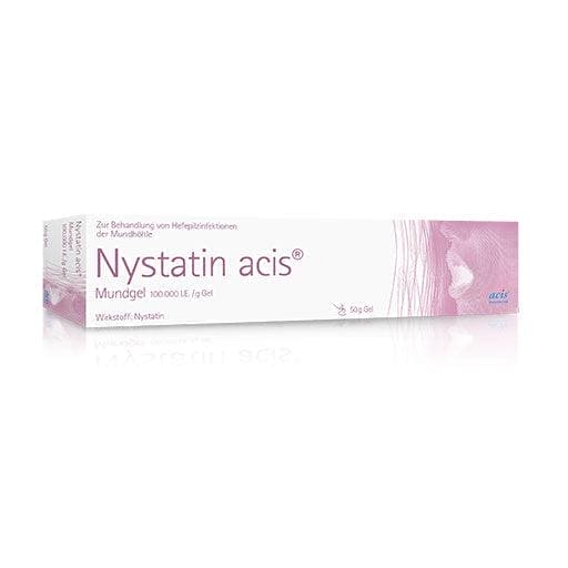 Oral cavity, (oral thrush), NYSTATIN acis oral gel UK