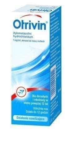 OTRIVIN 0.1% aerosol 10ml UK