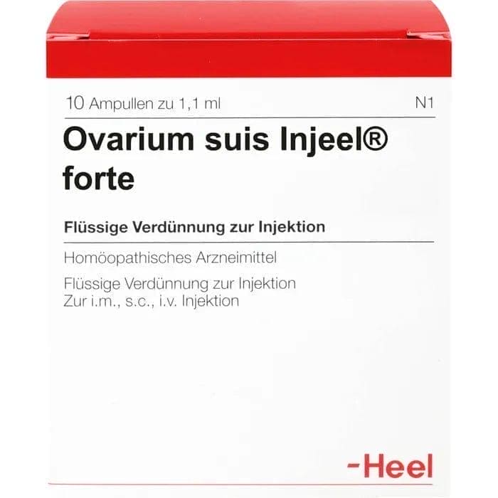 OVARIUM SUIS Injeel forte ampoules, dysmenorrhoea, amenorrhoea, nymphomania UK