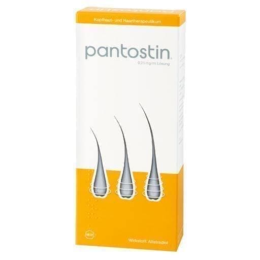 PANTOSTIN solution 100 ml Alfatradiol, androgenetic alopecia (hormonal hair loss) UK