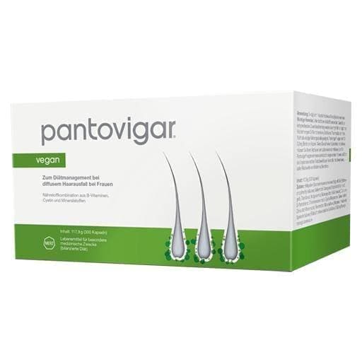 PANTOVIGAR diffuse hair loss in women vegan UK