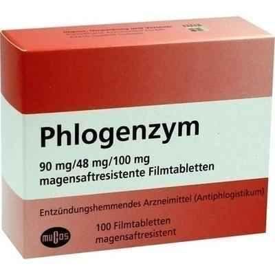 PHLOGENZYM enteric coated tablets 100 pc UK