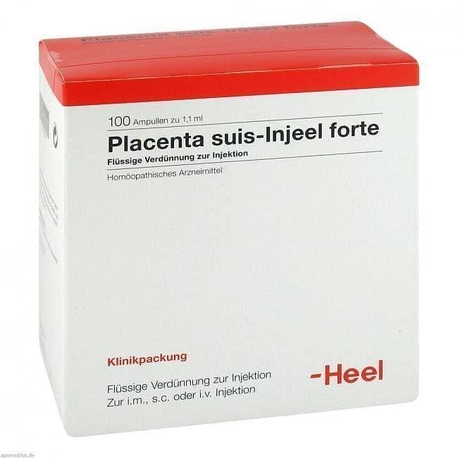 PLACENTA SUIS Injeel forte, stimulate liver function, peripheral vascular system UK