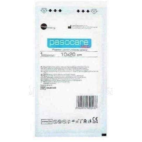 Plaster bandage Pasocare 10 cm x 20 cm x 1 piece UK