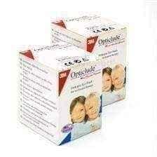 PLASTER OPTICLUDE MINI with a dressing 5cm x 6cm x 20 pieces, amblyopia, strabismus UK