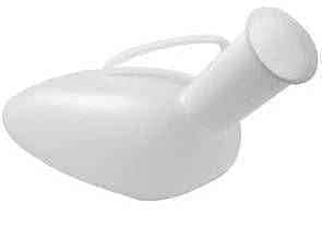 PLASTIC MALE SANITARY DUCK 1000ml UK