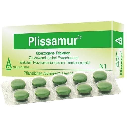 PLISSAMUR coated tablets 100 pc legs feel heavy UK