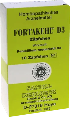 Pneumonia, scarlet fever, rheumatic fever, FORTAKEHL D 3 suppositories UK