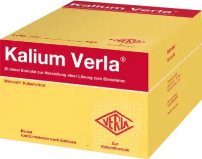 Potassium citrate, hypokalemia, metabolic acidosis, cardiac arrhythmia, KALIUM VERLA Granules UK