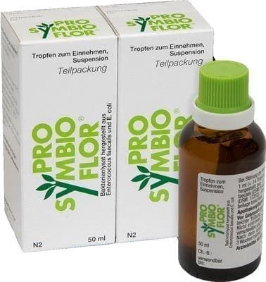 PRO SYMBIOFLOR suspension 2X50 ml from Enterococcus faecalis and E. coli UK